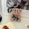 Sunglasses Plush Bear Pendant Sweater Car Key Ring New Stuffed Toys Bag Pendant  Gifts