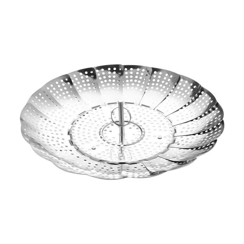 Riyue Xingchen Foldable Stainless Steel Steamer Rack & Plate