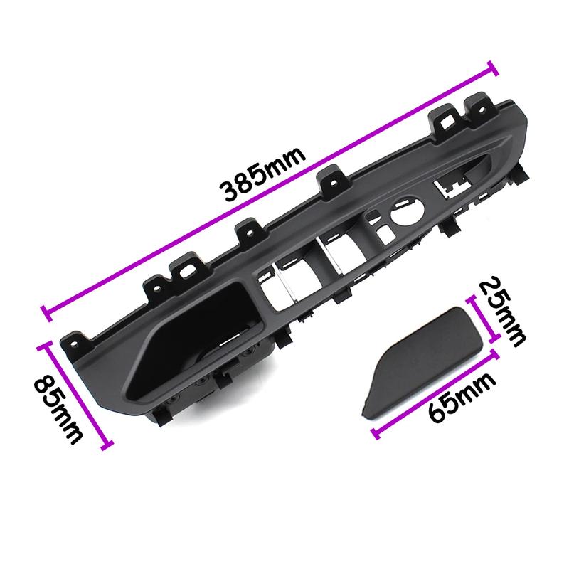 F15 F16 F85 F86 Car Front Left Driver Door Armrest Window Switch Panel Door Handle Cover For BMW X5 X6 2014-2018 51427329113