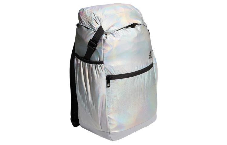 adidas YG FLAP BP Recycled Polyamide Backpack Regular Unisex Light Silver HP1493