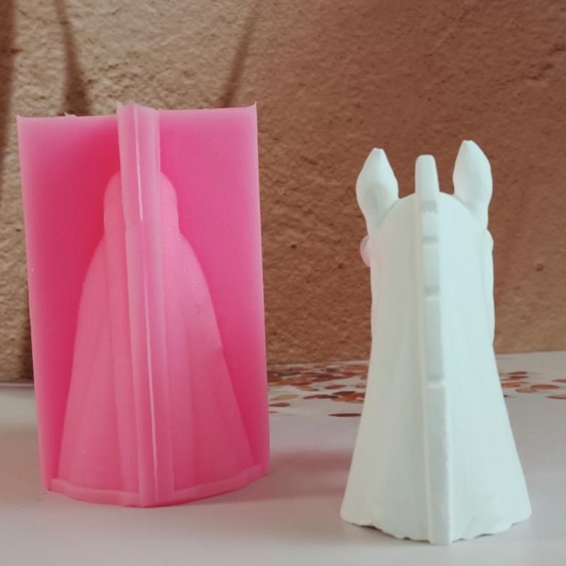 Realistic Horse Head Silicone Mold for Handmade Home Decoration Desktop Ornament Epoxy Resin Mould Gypsum Plaster Mold