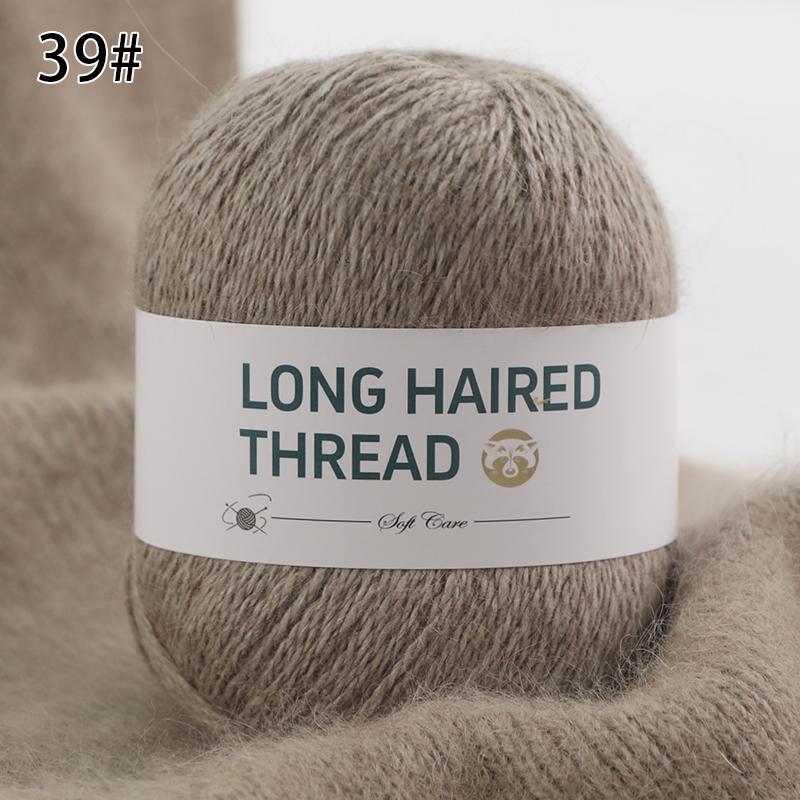 The Factory Directly Supplies Long Hair Mink Yarn fox Fur Ball Knitting Crochet DIY Manual Knitting Wool