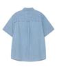 LEE Loco Pocket Denim Short Sleeve Shirt Indigo Light