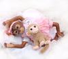 52CM Handmade Detailed Paint Reborn Baby Monkey Newborn Baby Collectible Art High Quality