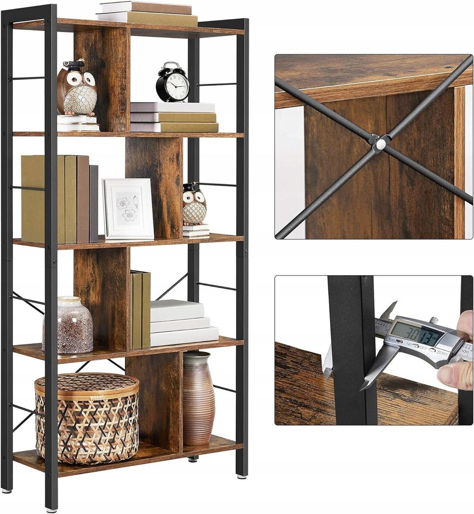 Open office shelf for binders with 5 shelves Industrial Bookcase
