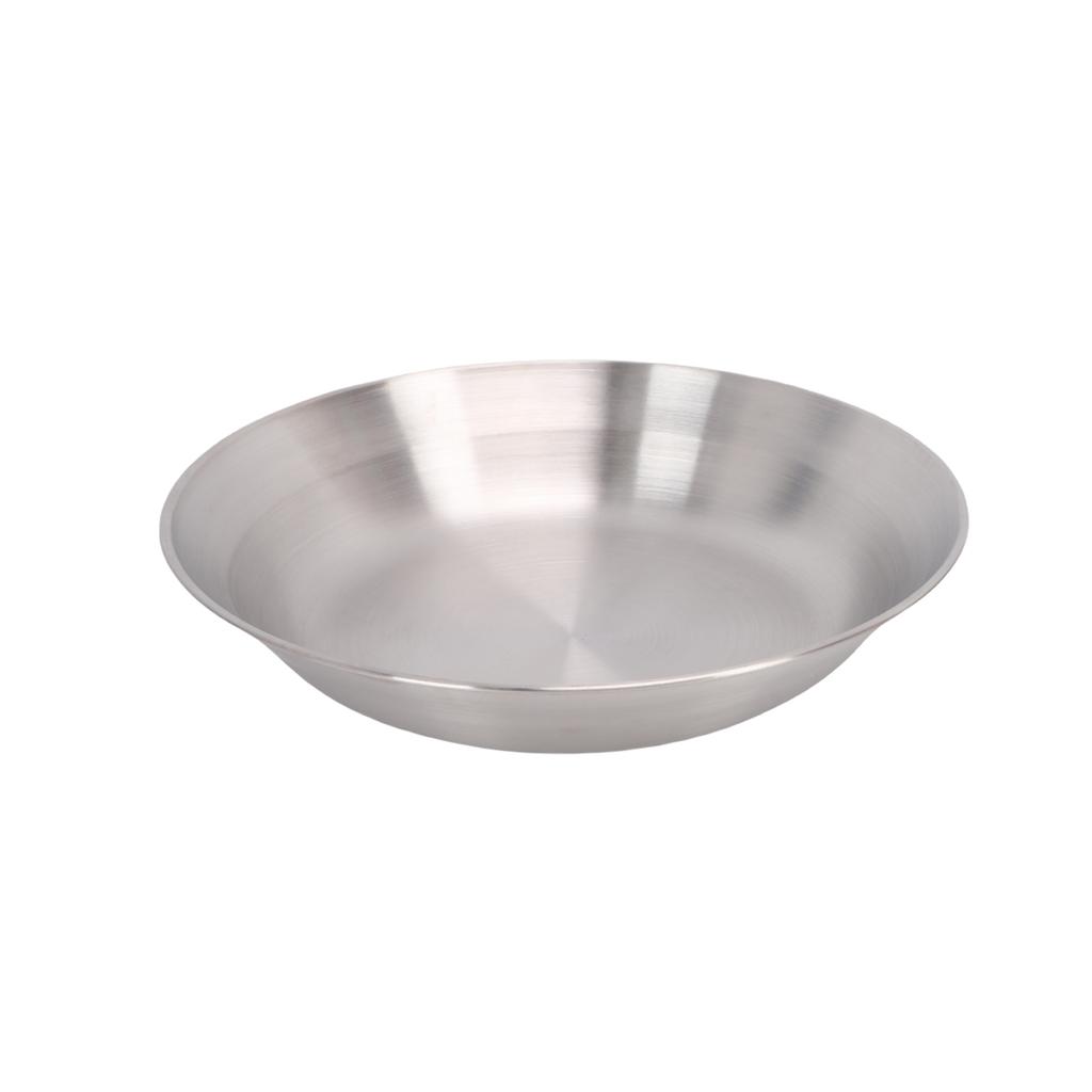 Portable Stainless Steel Camping Tableware Set Double layer Cup Thickened Bowl Plate Knife Fork Spoon Utensil Combo for