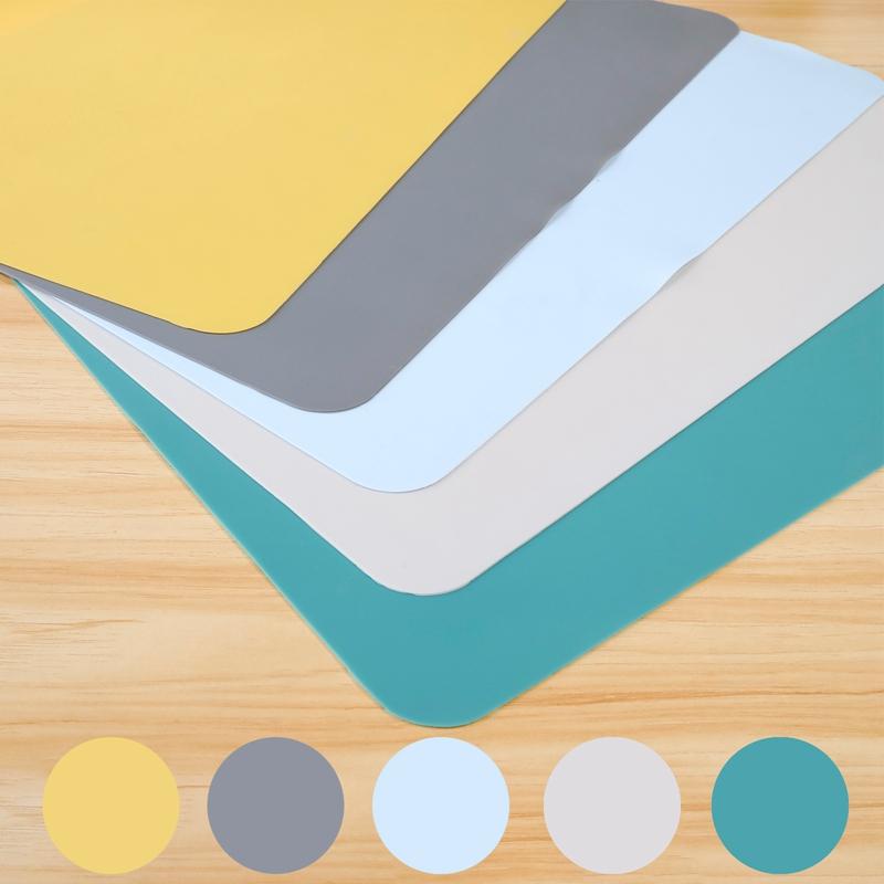 NEU Silikon Wasserdicht Platzset Tischmatte Hitzebeständig Rutschfest Waschbar Langlebig Für Küche Esszimmer