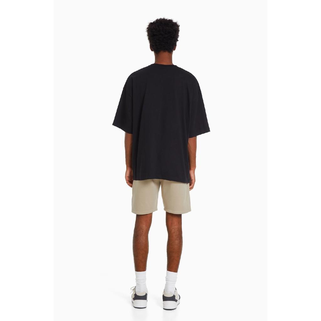 Basic Cotton Bermuda Shorts