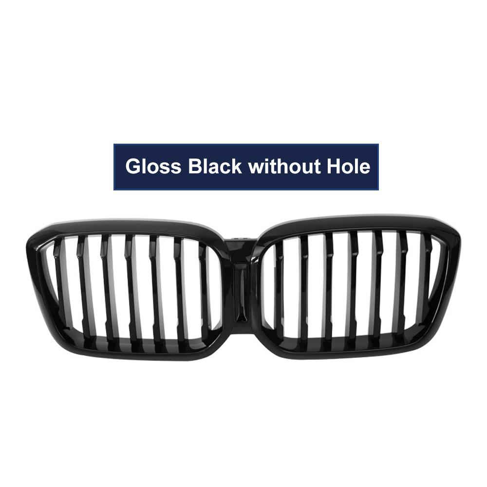 Single Line ABS Front Hood Kidney Grill Gloss Black Racing Grills For BMW X3 X4 G01 G02 LCI 2022+ Car Styling Replacement