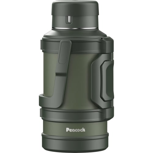 

The-peacock Thermos Industry (The-peacock) Peacock Water Bottle, 4L, Large Capacity, Insulated, Vacuum Insulated, with Handle, Stainless Steel, Khaki,