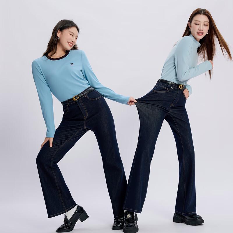 

Sancai Women s Plus Size Lyocell Blend Mid-Rise Flared Trousers 3XL 175/88B