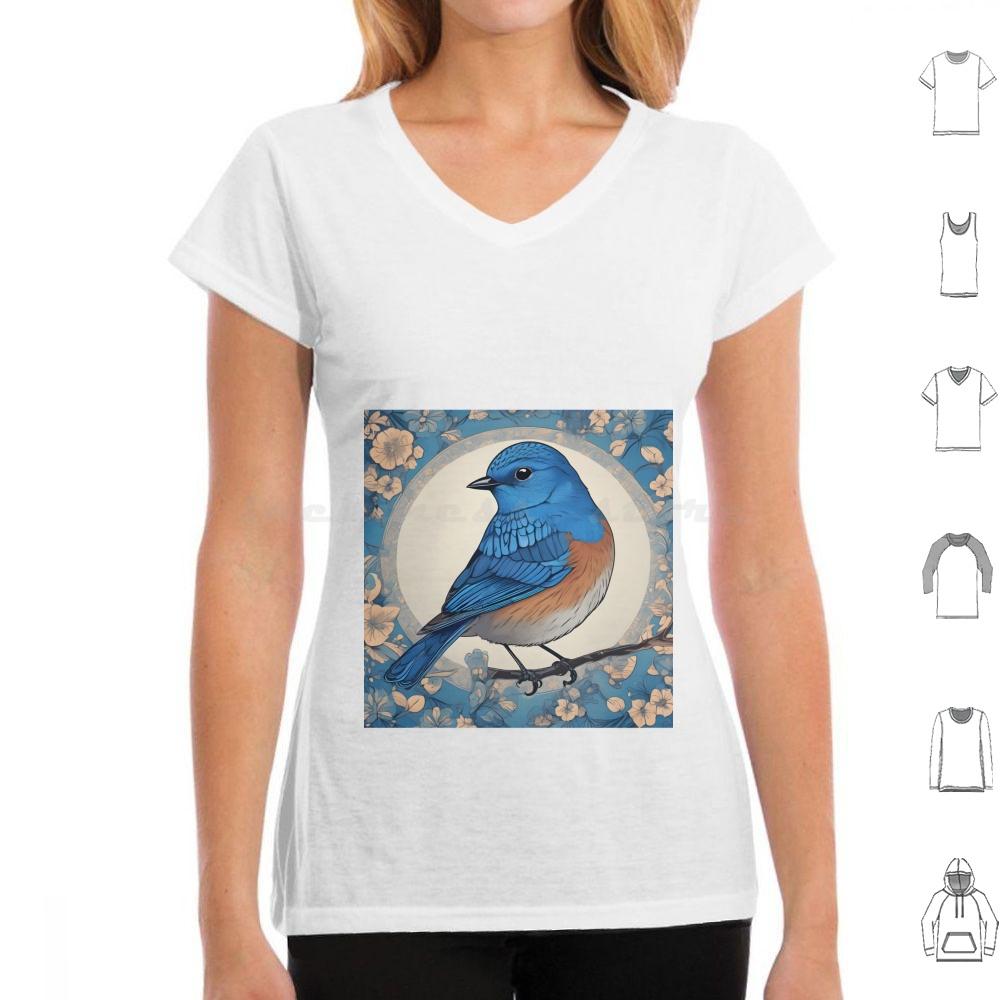 

Bluebird Colour 03 T Shirt Big Size 100 Cotton Bluebird Bluebird Art Bluebird Watercolour Bluebird Design Bluebird Feathers 4XL
