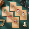 24PCS Christmas & Thanksgiving Greeting Card Set - Festive Holiday Designs for Gifts