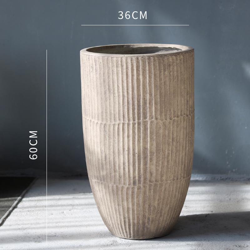 Retro Large Floor-Standing Flower Pot for