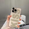 The Letter Kiss Phone Cases For iPhone 17 Pro Max 16 Pro 15 14 13 12 11 14 Plus 17 Air 16E Transparent Silicone Cover