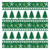 100PC Oil-Proof Paper Baking Wrapping Paper Christmas Theme Greaseproof Paper for Kitchen Sandwich Burger Wrapping Paper Plate