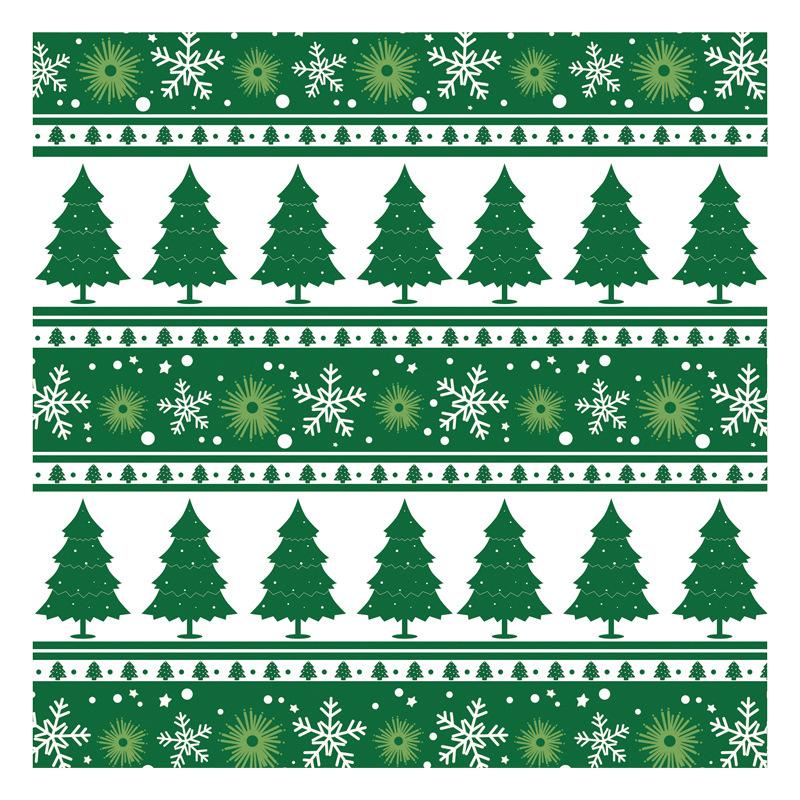 100PC Oil-Proof Paper Baking Wrapping Paper Christmas Theme Greaseproof Paper for Kitchen Sandwich Burger Wrapping Paper Plate