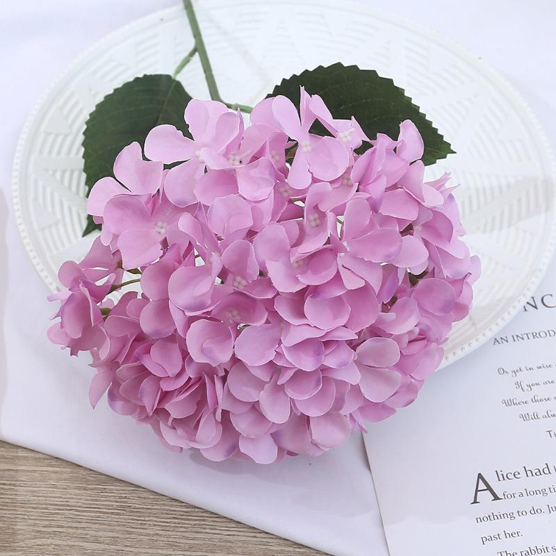 Artificial Flower, Large Hydrangea, High-end Touch, Moisturizing Hydrangea, Hotel, Artificial Wedding Floral Decoration, Artificial Flower