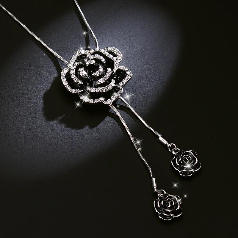 

Tulip Pearl Tassel Necklace for Women - Elegant Sweater Chain Pendant Accessories