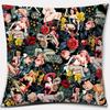 Beautiful Flower Pattern Pillowcase Square Car Sofa Cushion Pillowcase