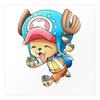 ONE PIECE Official Chopper Wall Sticker, Mini Sticker, Made In Japan, 11.5cm X 11.5cm (op-sc15: Running)