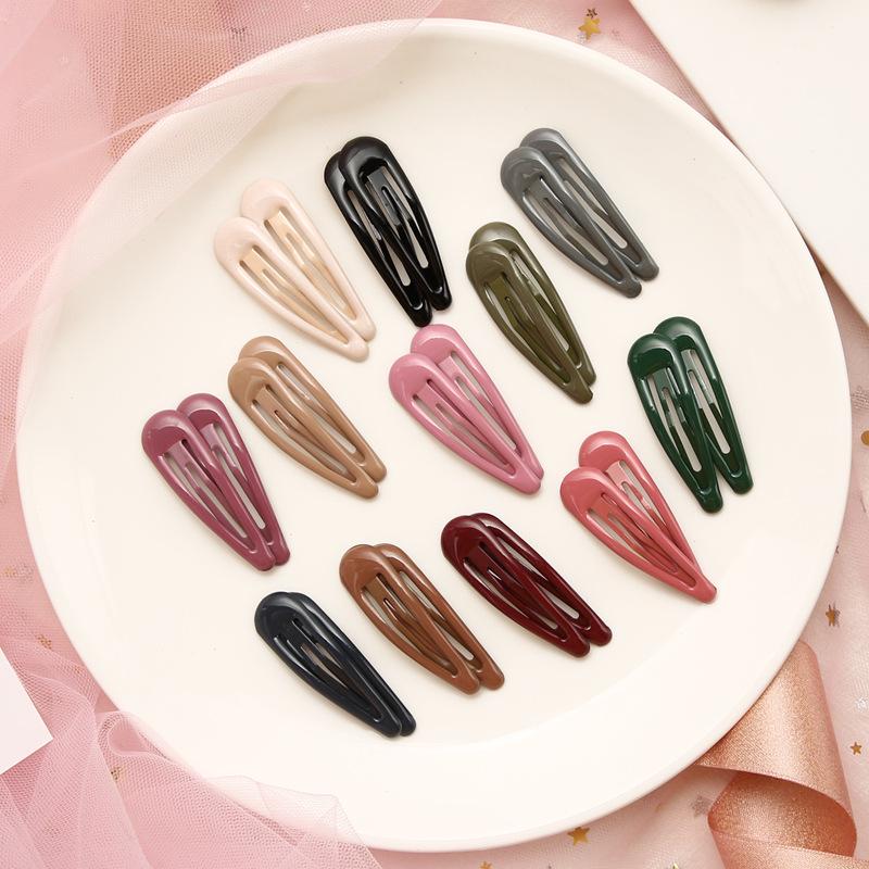 Korean Cute 5cm Colorful BB Hair Clip, Candy Color Side Clip Hairpin