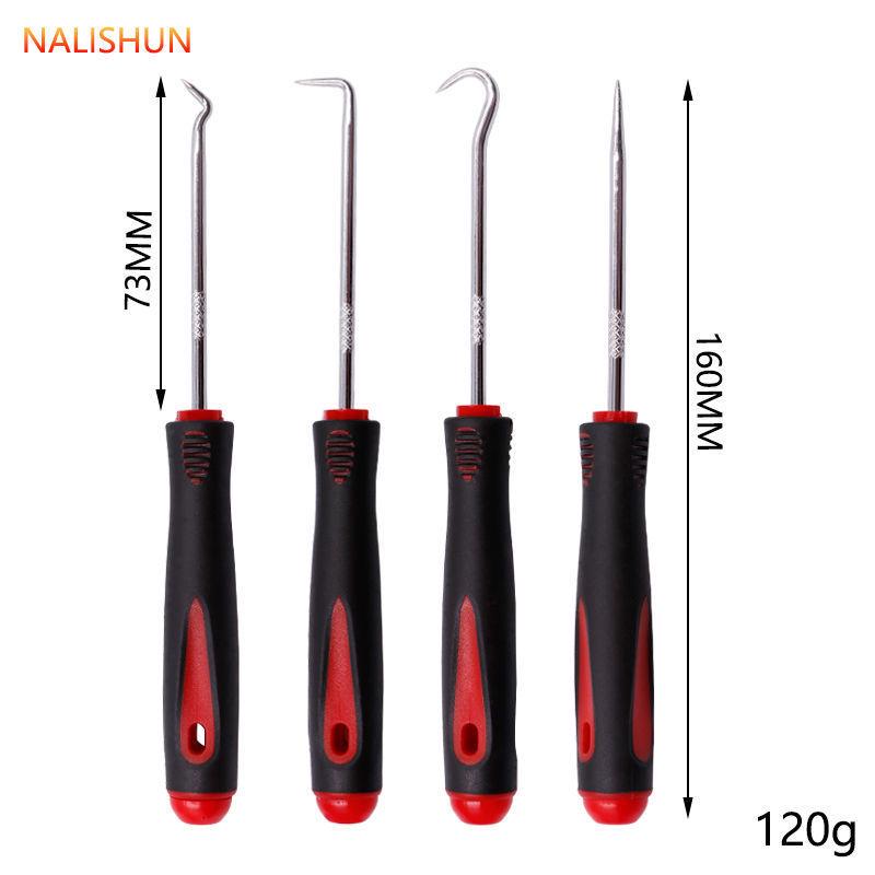 4-Piece Oil Seal Removal Set with Pry and Hook Tools