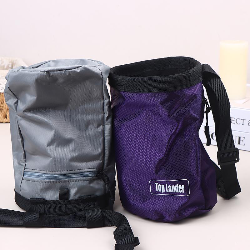Magnesia Sack Rock Climbing Chalk Bag Waterproof Pocket For Weight Lifting Outdoor Bouldering Magnesia Pouch Climbing Equipment