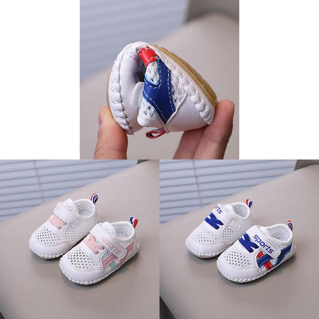 Baby Kleinkind Leinenschuhe mit Klettverschluss für Sommerausflüge und zum Spielen