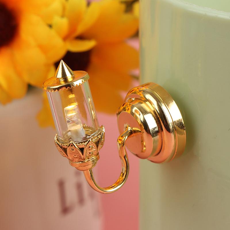 1:12 Dollhouse Miniature Wall Lamp Led Lamp Desk Lamp Ceilinglamp Doll Decor Toy