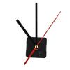 Straight Clock Movement Black Extended Silent Wall Clock