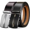 Men's High Quality Cowskin Leather Belt Strap Male Metal Alloy Automatic Buckle Belt for Men Formal Luxury Jeans Waistband Strap