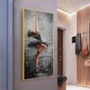 Elegante Figur Kunst Ballett Tänzerin Leinwand Malerei Moderne Wand Kunst Poster Drucke Wand Bilder für Wohnzimmer Home Cuadros Decor