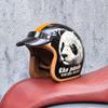 Retro Halb-Open Motorradhelm Cross-Country Motorradzubehör Motorradhelm 3/4 Retro-Helm im Winter