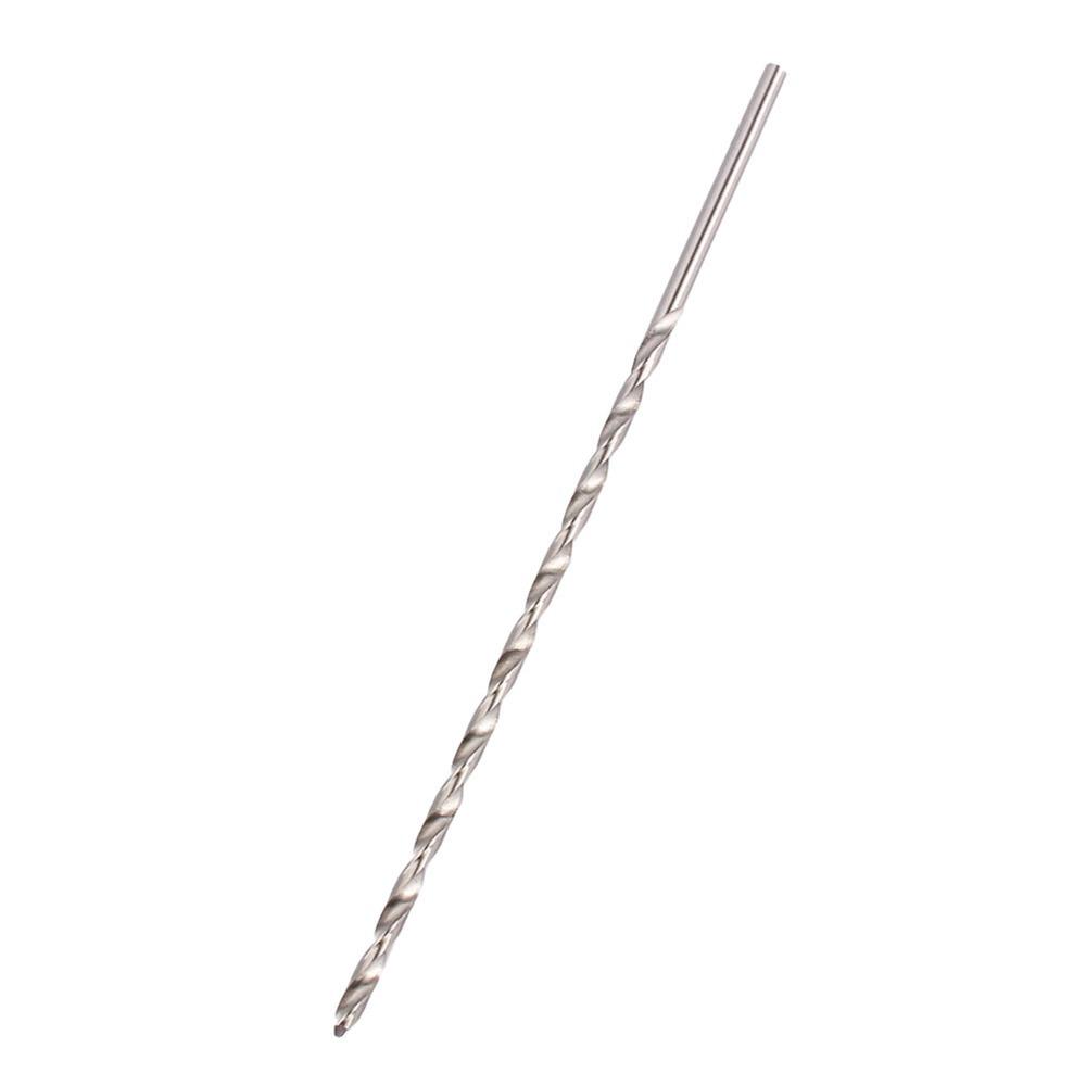 2pcs 4mm Diameter Extra Long Drill Bit HSS Spiral Drill Bit Durable Jobber Drill Bit Woodwork
