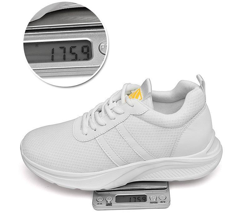 Men's Invisible 10cm Lift Summer Sports Shoes, Mesh Casual 8cm Height Boost Board Sneakers 2022.