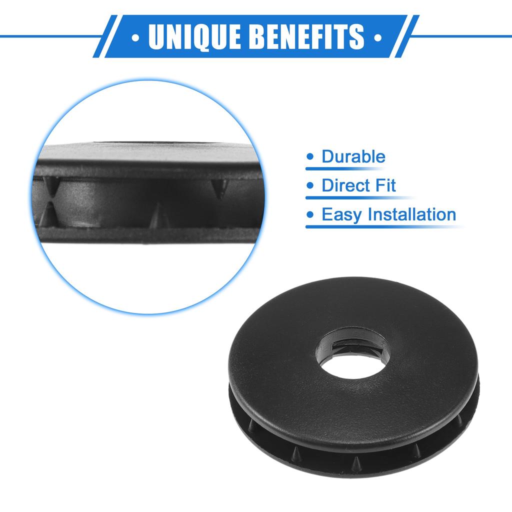VekAuto Ford Car Holder Retainers Set of 2 Durable Plastic Black Floor Mat Retainers Clips