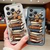 TPU PC Magnetische Handyhülle Für iPhone 17 16 Pro Max 15 14 13 Pro Max Für Magsafe Kabelloses Laden Buch Blumenmuster Hülle Fundas