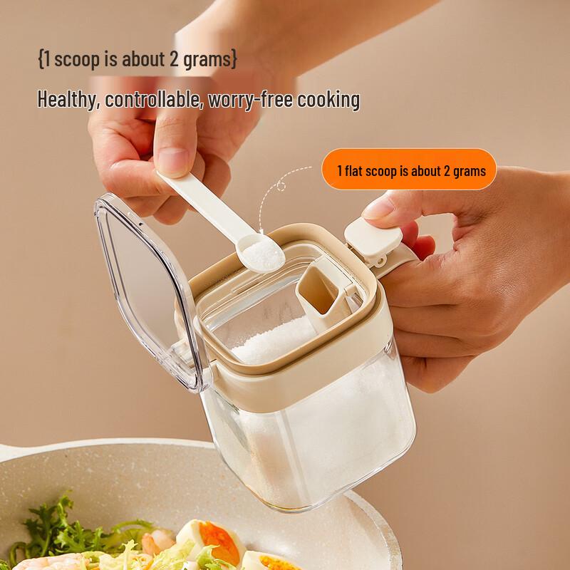 Multi-functional Glass Seasoning Jar