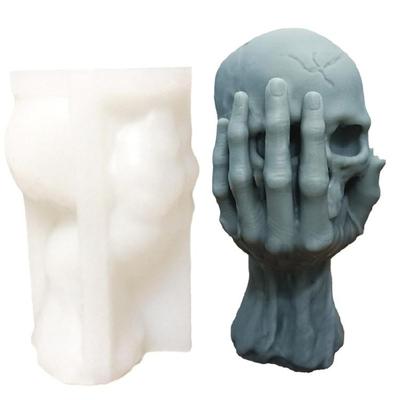 Stampo Candela Teschio di Halloween per Candele Sapone Fai da Te