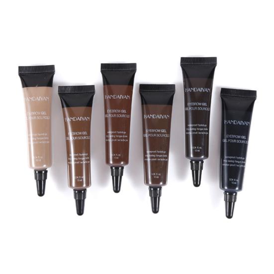 Waterproof Eyebrow Long Lasting Pigment Liquid Gel Enhancer Makeup with Brush