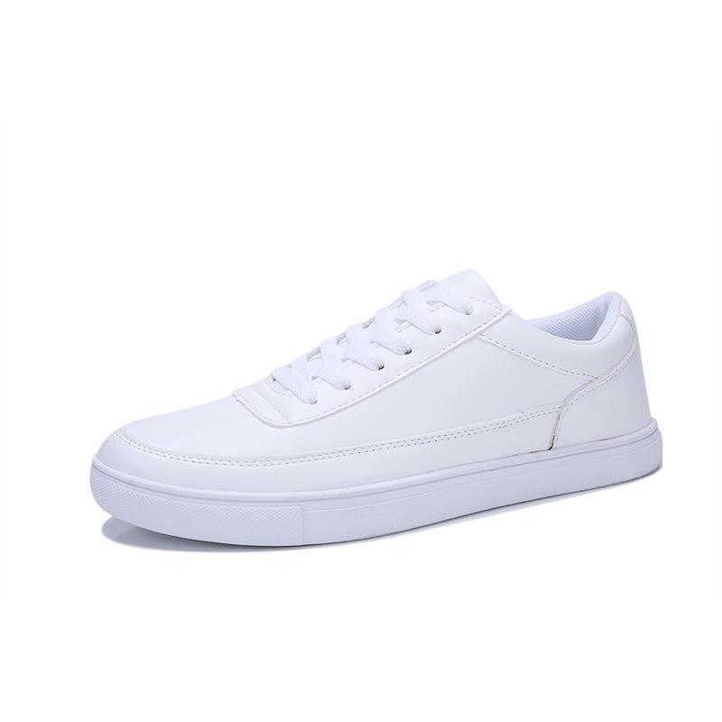 Men's Shoes New Spring White Shoes Korean Version Trend Versatile Board Shoes Youth Leisure Sports Trendy Shoes Men