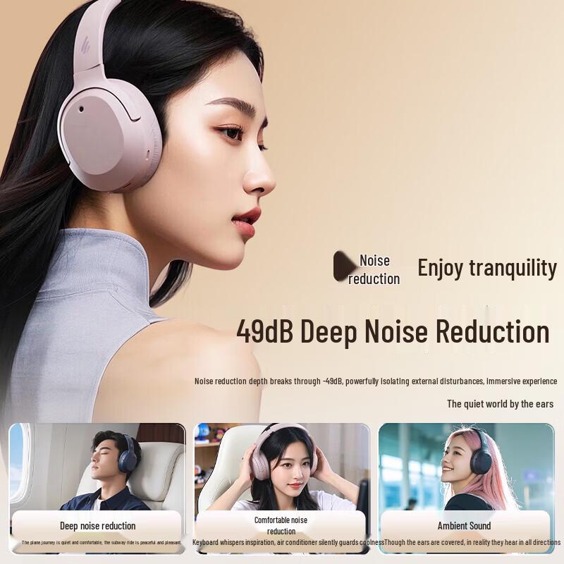 EDIFIER W820NB Triple Gold Standard Active Noise Cancelling Headset