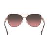 Michael Kors Personalized Design Metal Square Sunglasses Women's Bright Gold Rose Color