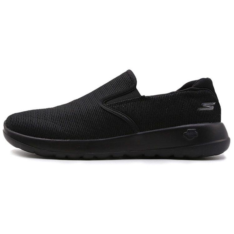 Skechers GO WALK Ma Mesh, Textile, Synthetic Leather Cushioning Abrasion Resistant Breathable Lightweight 54629-BBK