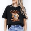 Golden Dog Mom T-Shirt Gift Golden Retriever Dog Mom Unisex Tee Black Navy Dark
