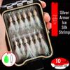 Ice Silk Shrimp Hook Fly Fishing Lure Set for Bass, Mackerel, and Aspius