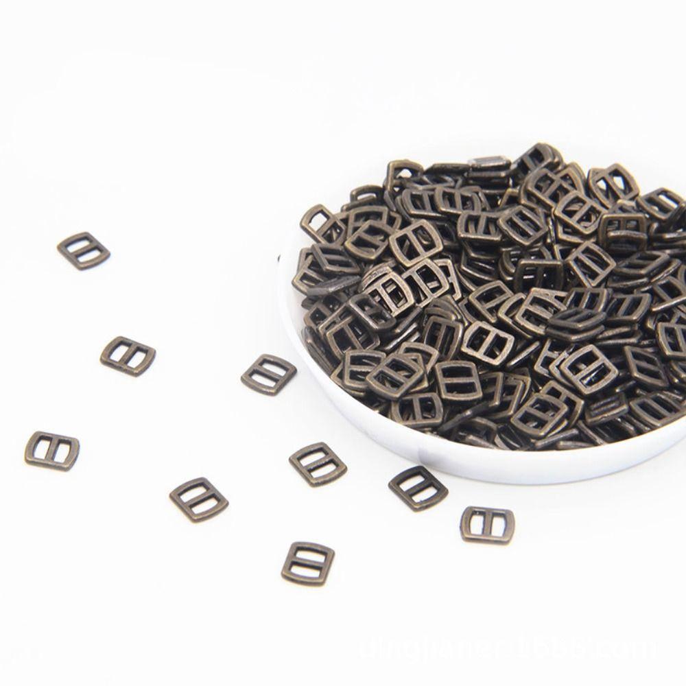100pcs Copper Doll Belt Buckles Accessories Ultra-small 3mm Mini Shoes Buttons Children Gift