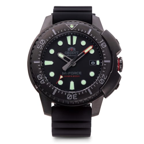 

Orient M-Force Automatic Watch, RN-AC0L03B, Men s, Black, with a Japanese Manufacturer s Warranty, 200m Scuba Diving Water Resistance