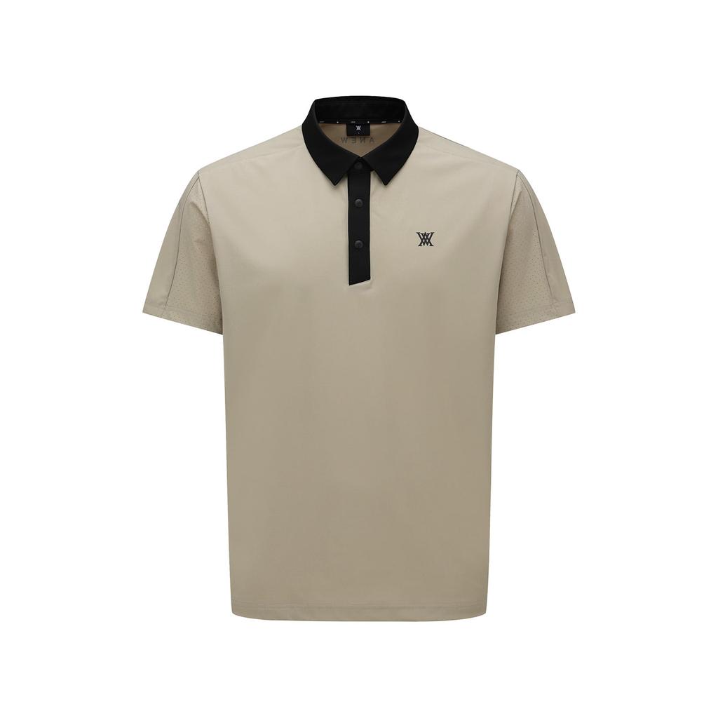ANEW GOLF Men Hybrid Solid T-Shirt_Be